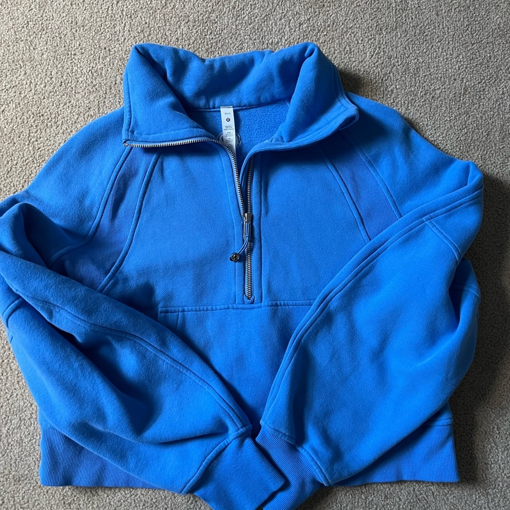 blue lululemon scuba size xs/small